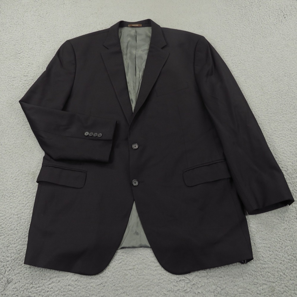 Peter Millar Blazer Mens 46L Navy Blue Wool Jacket Ventless Sport Coat Canada